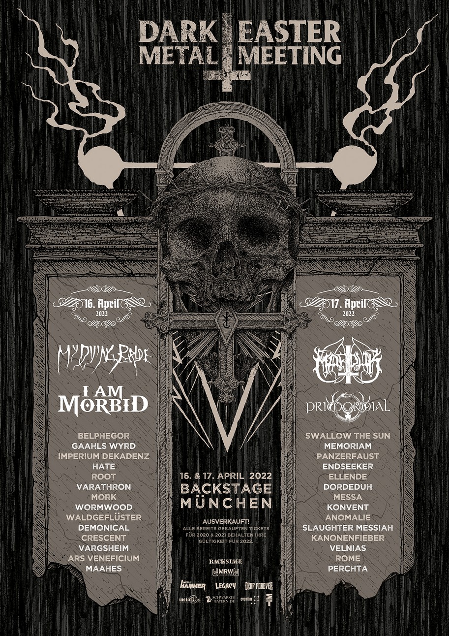 Dark Easter Metal Meeting 2022 Plakat